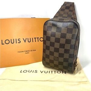 Louis Vuitton Brown Checkered Sling/Bum Bag